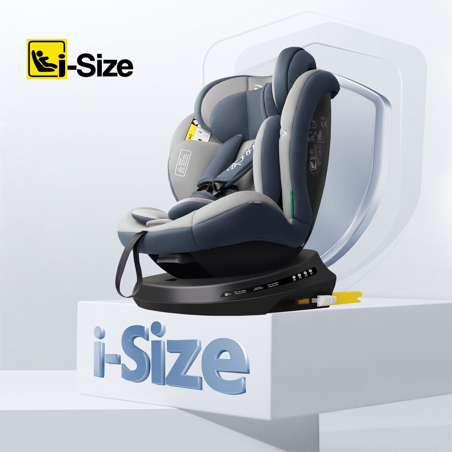 Reecle 360 Drehbar i-Size Kindersitz