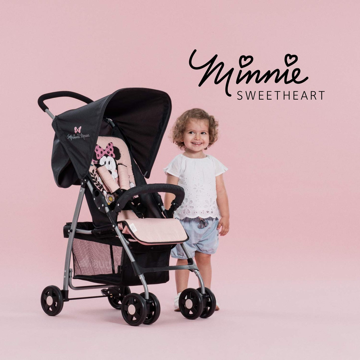 hauck Buggy Sport, Disney Minnie Sweetheart Rosa