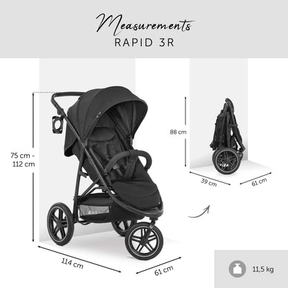 hauck Rapid 3R, Schwarz