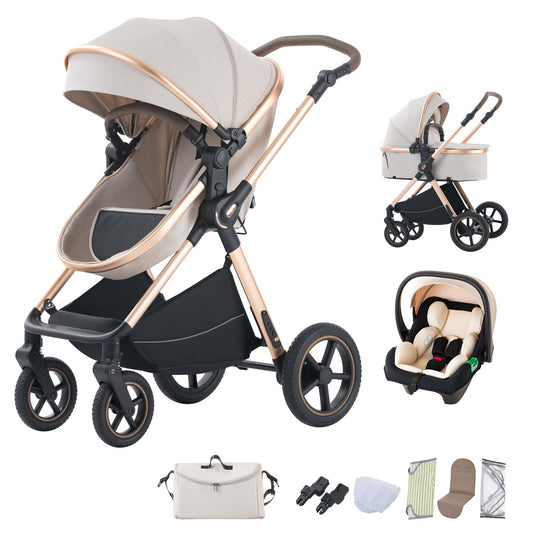 BEBBY 3-in-1 Kinderwagen KombiKinderwagen-Set