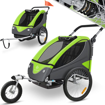 KESSER® Kinderanhänger Fahrradanhänger